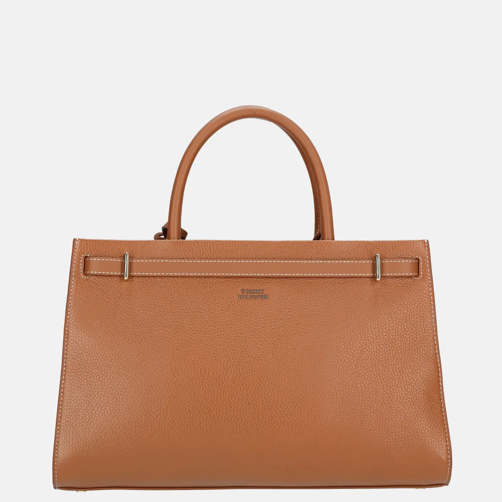 Tommy Hilfiger American Icon handtas L GPA brown bij Duifhuizen