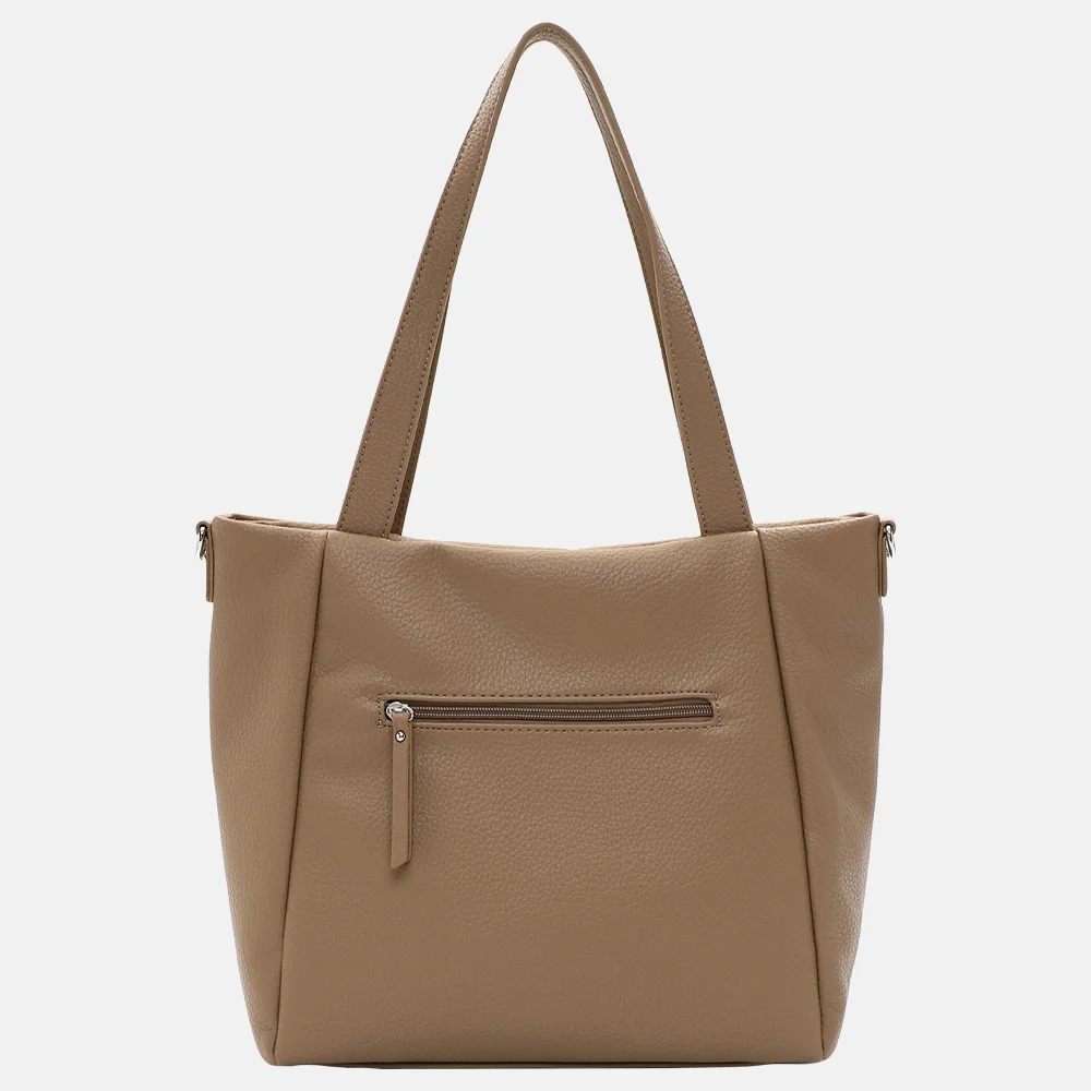 Emily & Noah Enie shopper taupe bij Duifhuizen