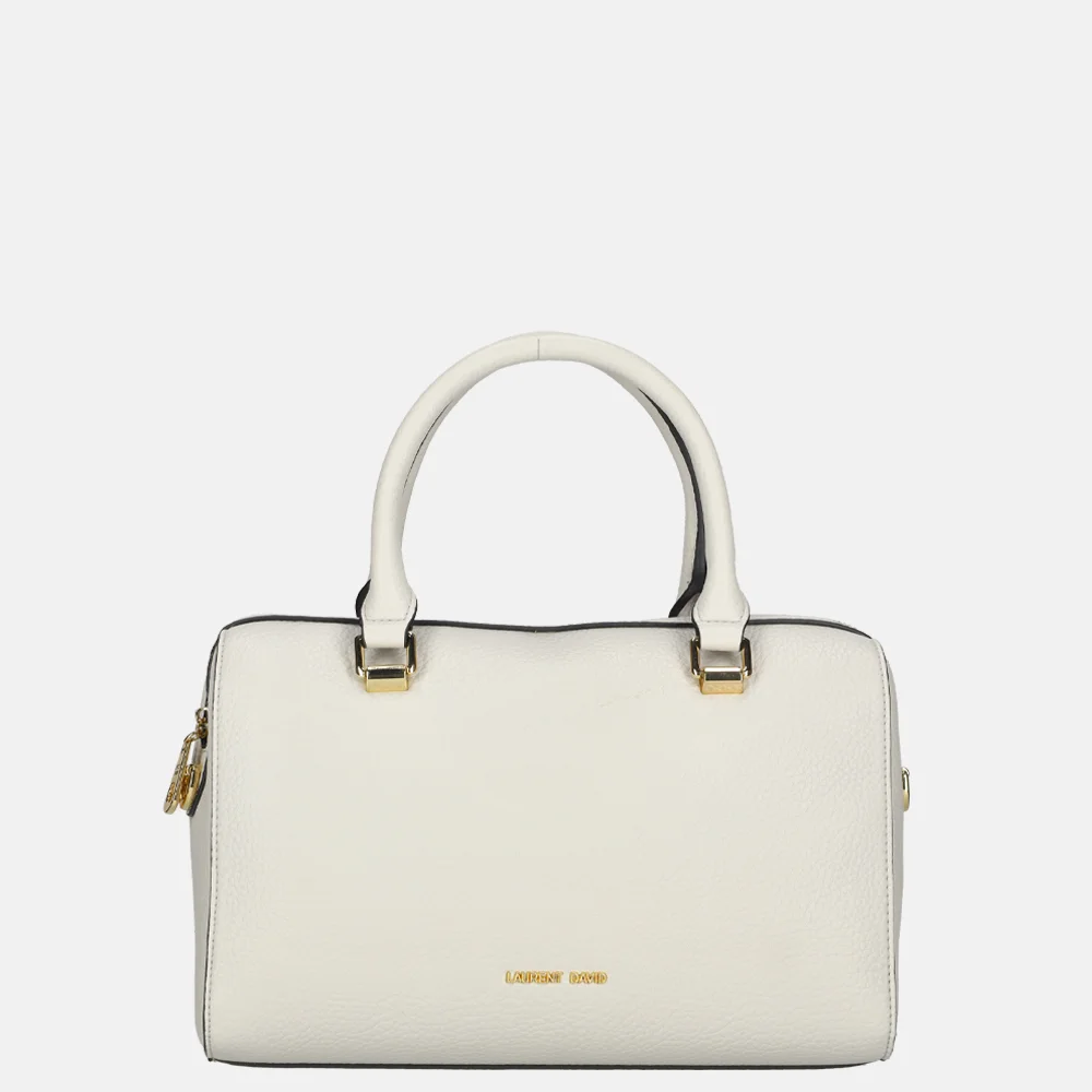 Laurent David handtas off white bij Duifhuizen