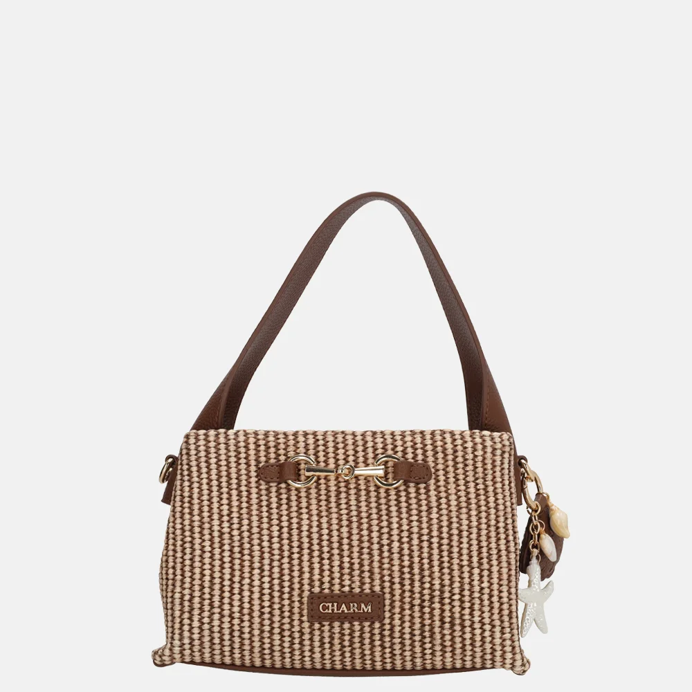 Charm London Santorini handtas S bruin bij Duifhuizen