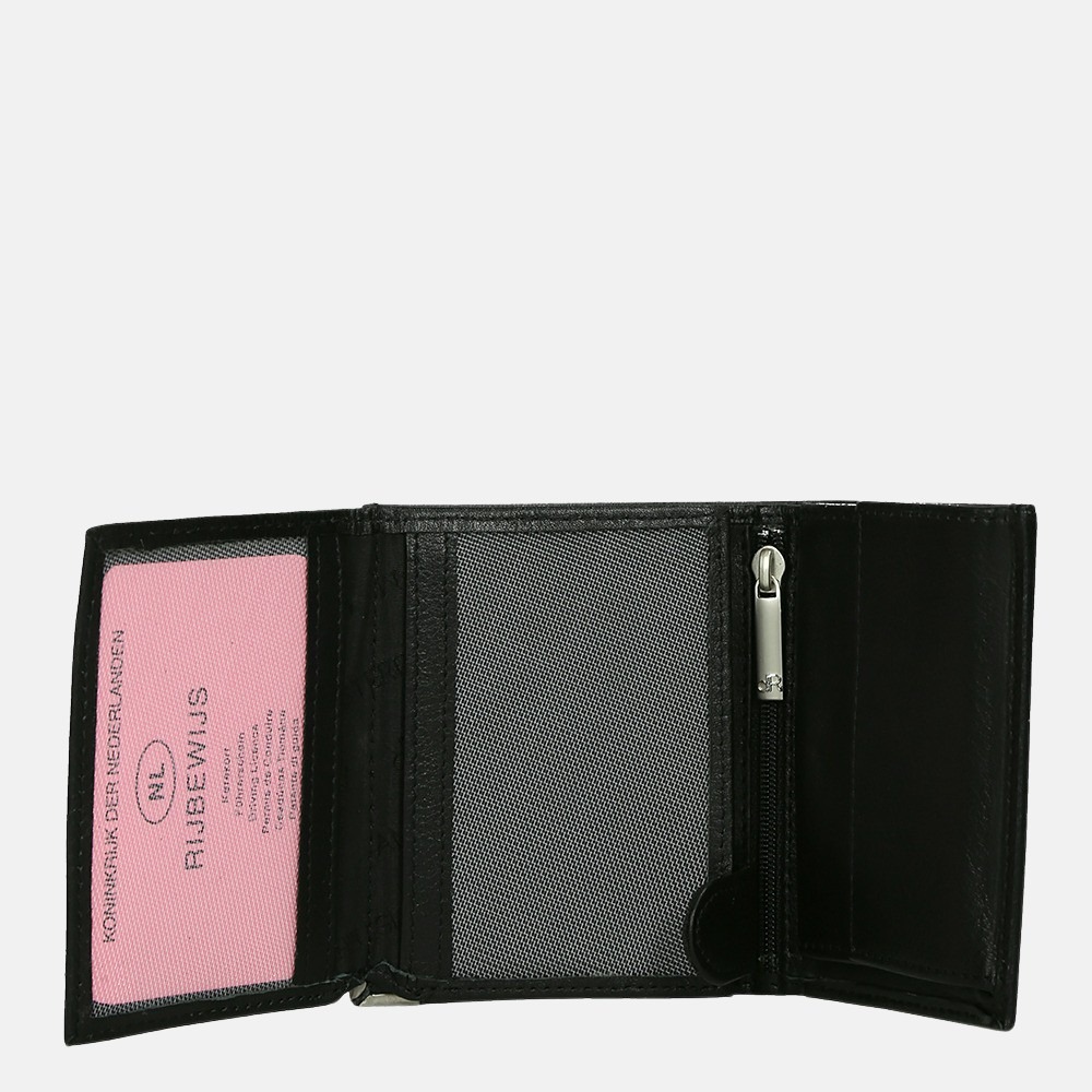 dR Amsterdam Toronto billfold S black bij Duifhuizen