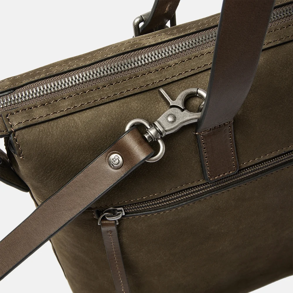 Castelijn en Beerens laptoptas 15 inch dark military bij Duifhuizen