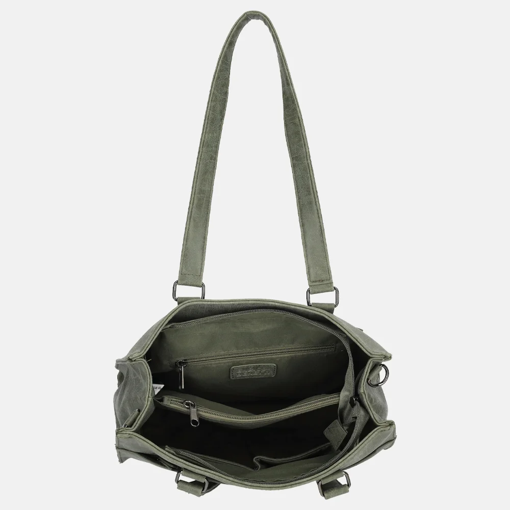 Enrico Benetti Kate handtas M olijfgroen bij Duifhuizen