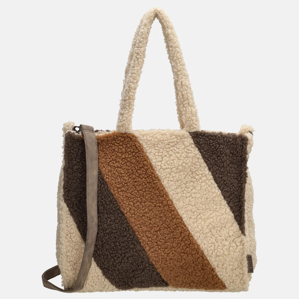 Beagles Navarra teddy shopper beige multi