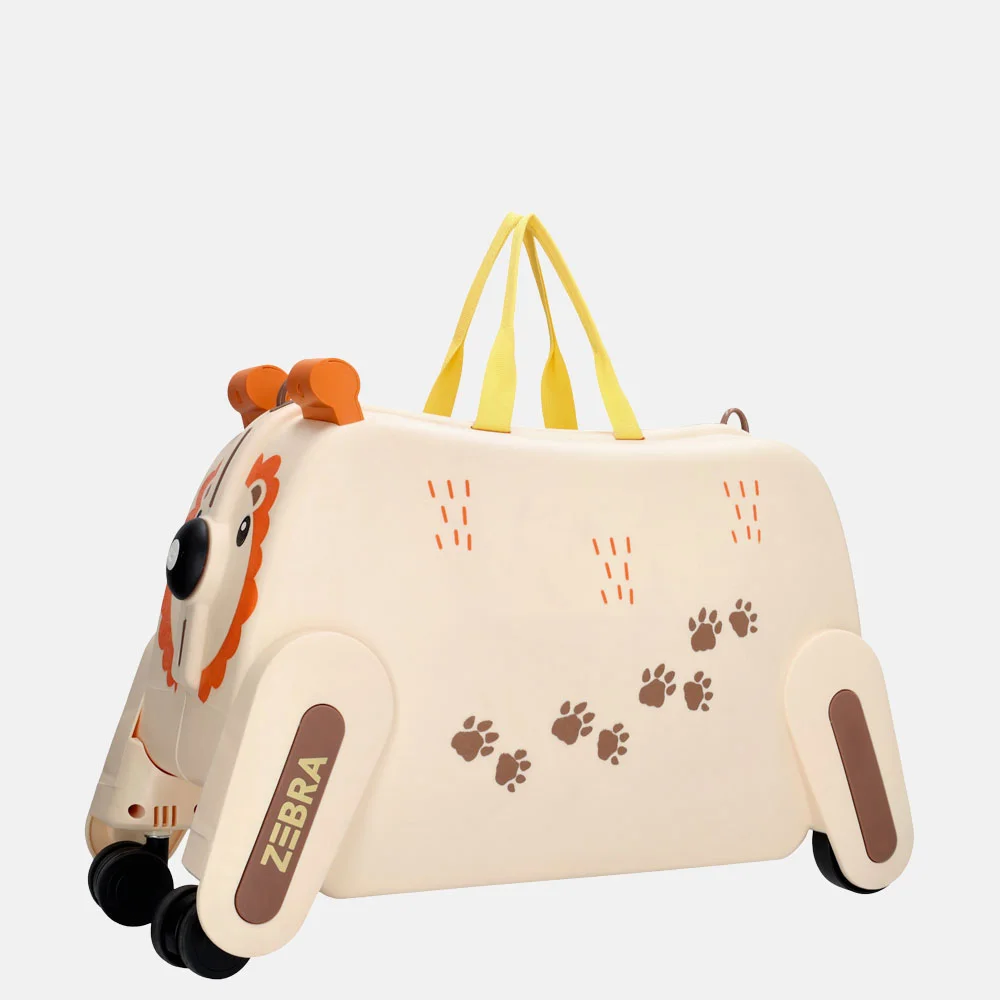 Zebra Trends rol handbagage zitkoffer beige