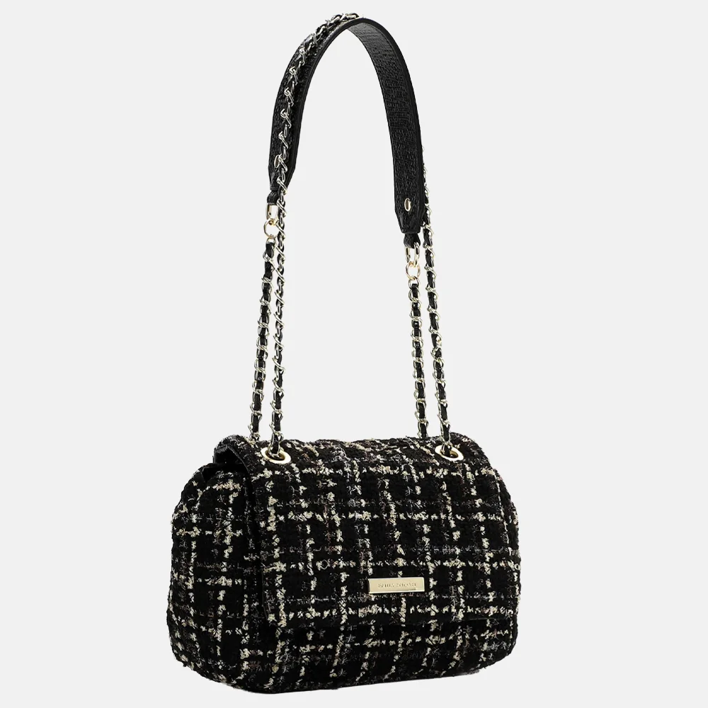 Emily & Noah Hannelore schoudertas black/beige bij Duifhuizen
