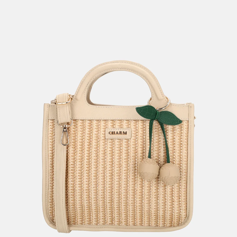 Charm London Bermondsey handtas riet zand