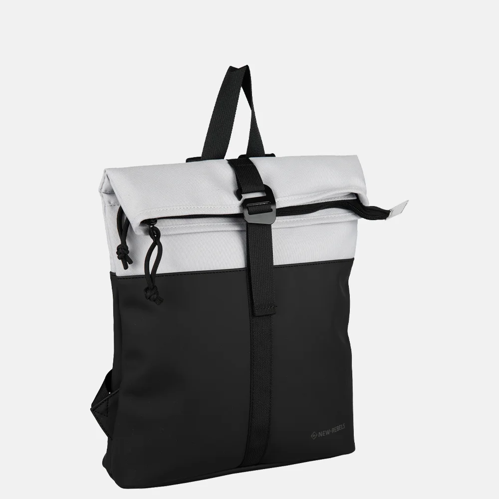 New Rebels Backham rugzak 13 inch S black bij Duifhuizen