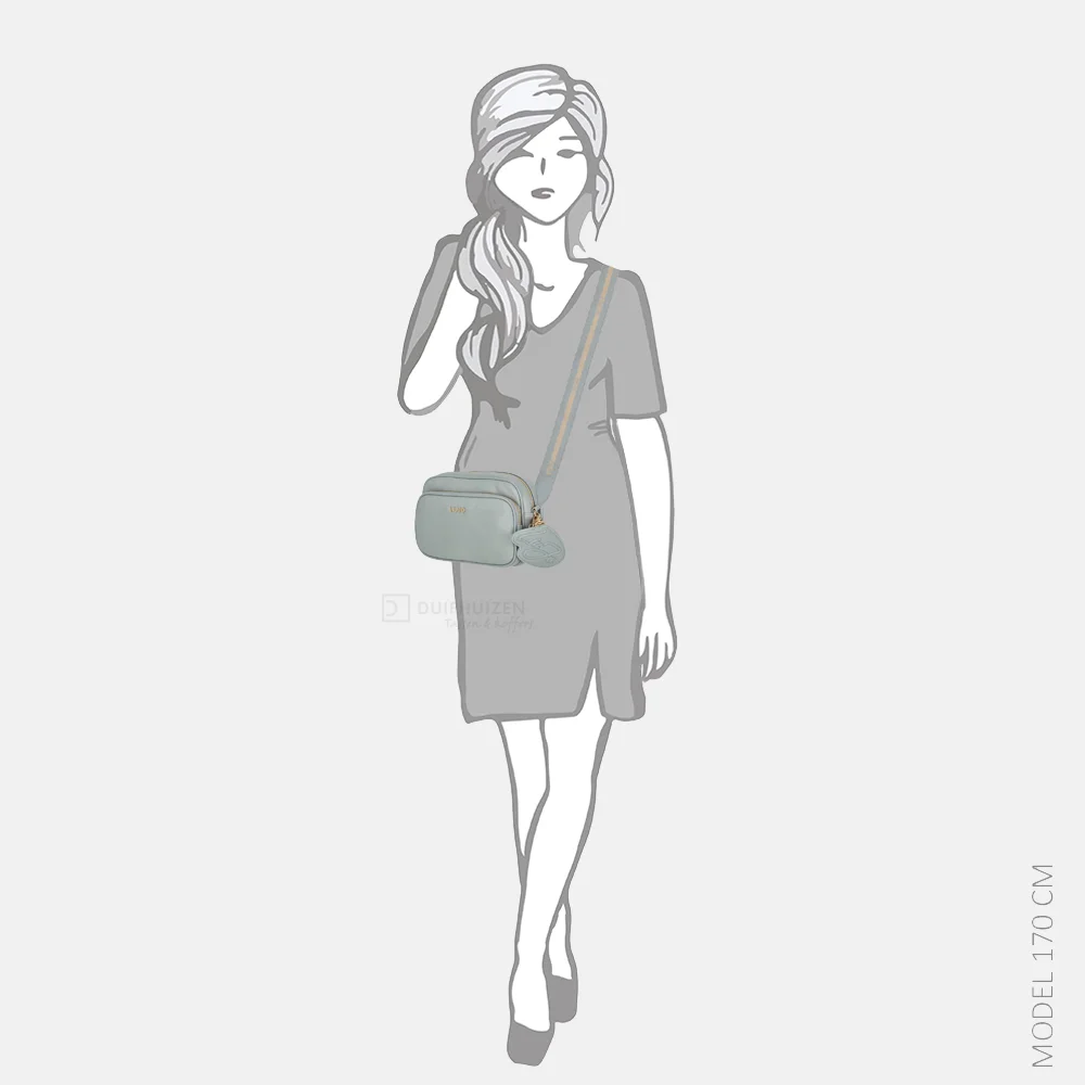 Liu Jo Achala camera case crossbody tas M cloud bij Duifhuizen