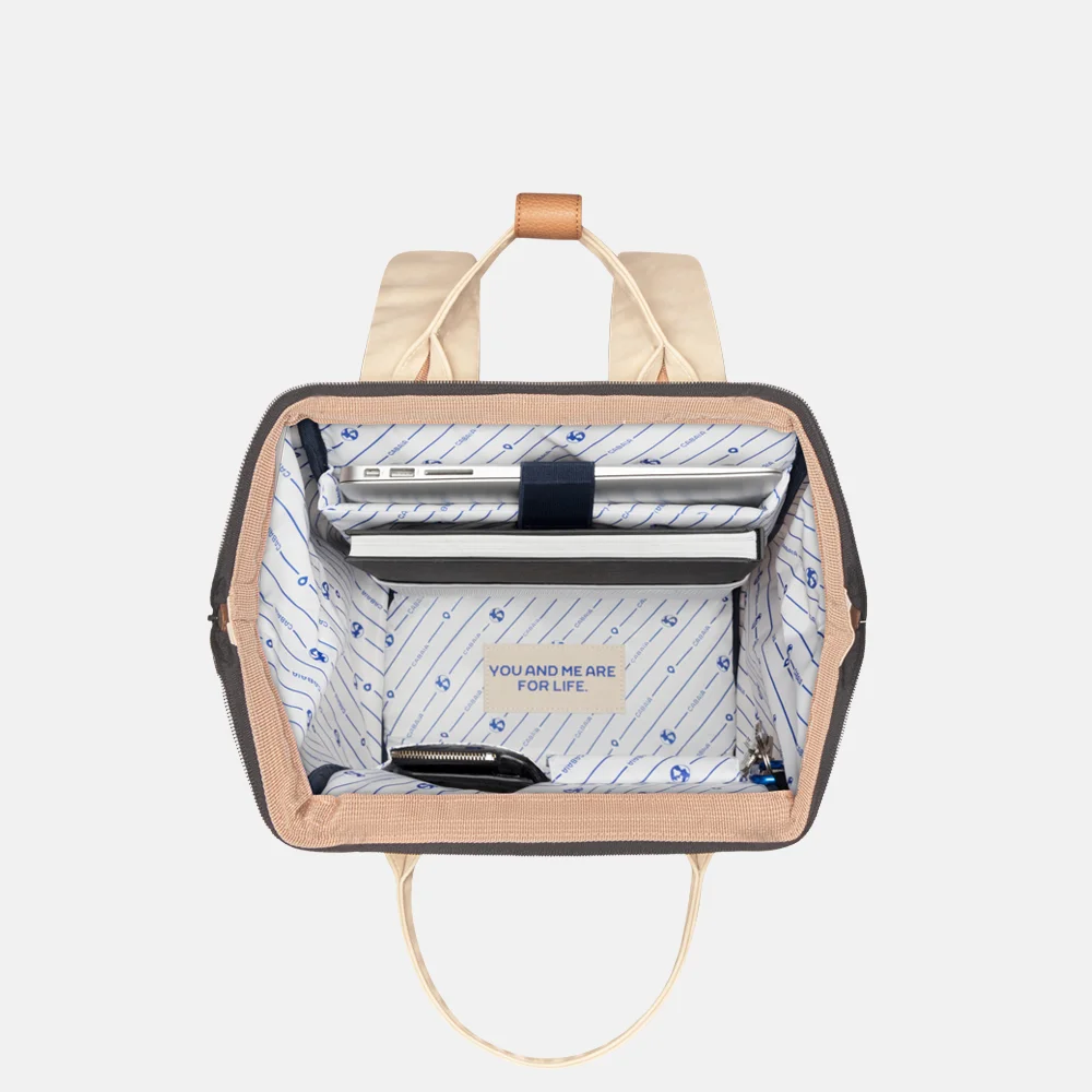 Cabaia Adventurer vegan nubuck rugzak M 13 inch andenne bij Duifhuizen