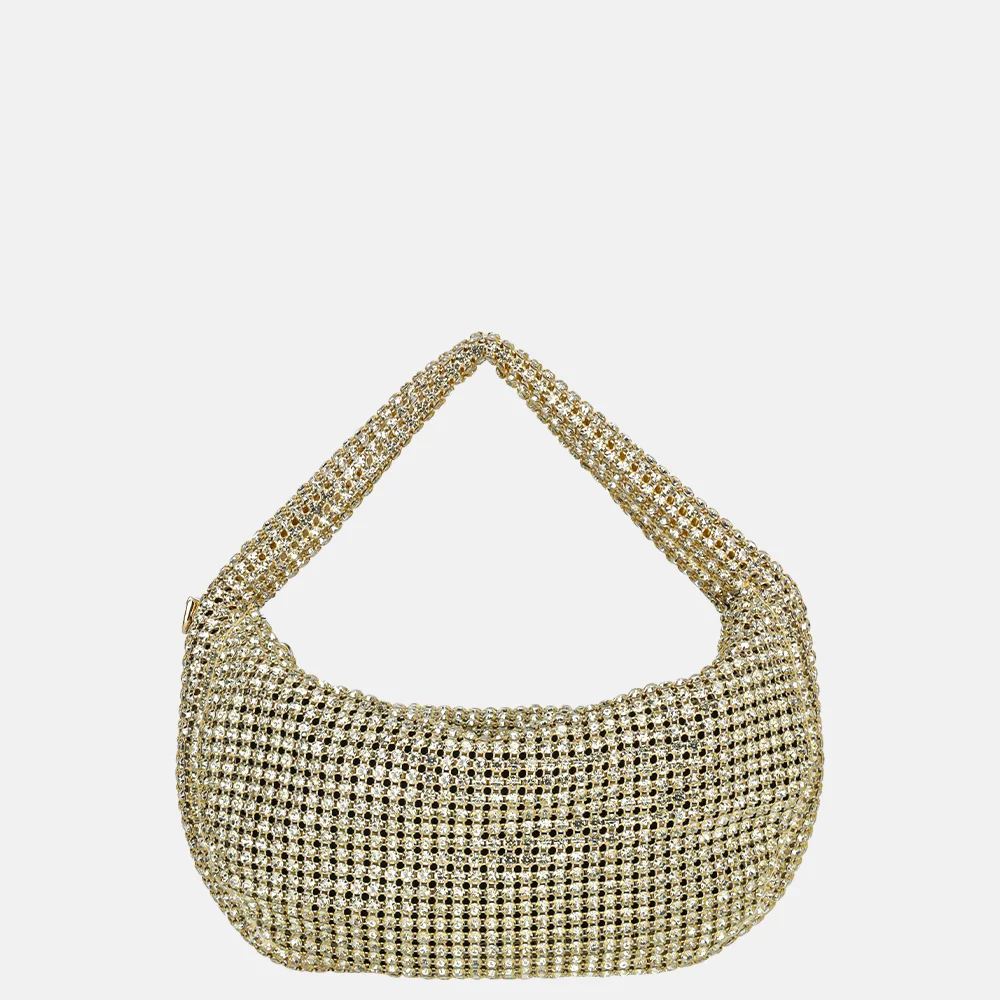 Firenze strass buideltje handtas gold bij Duifhuizen