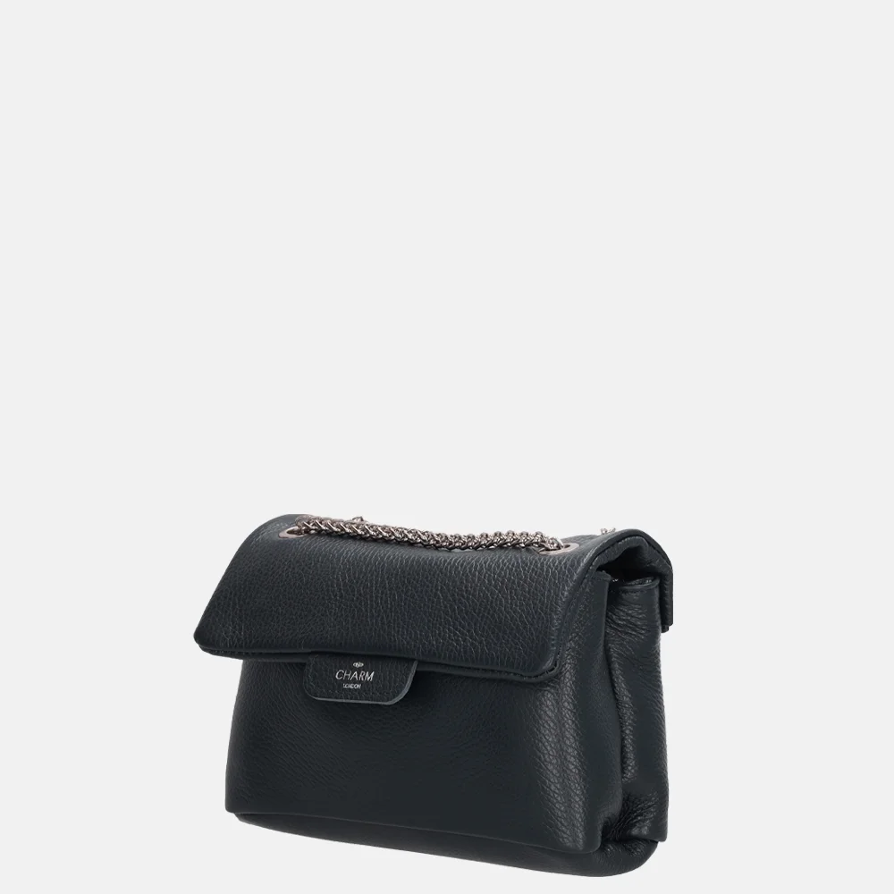 Charm London schoudertas blauw bij Duifhuizen