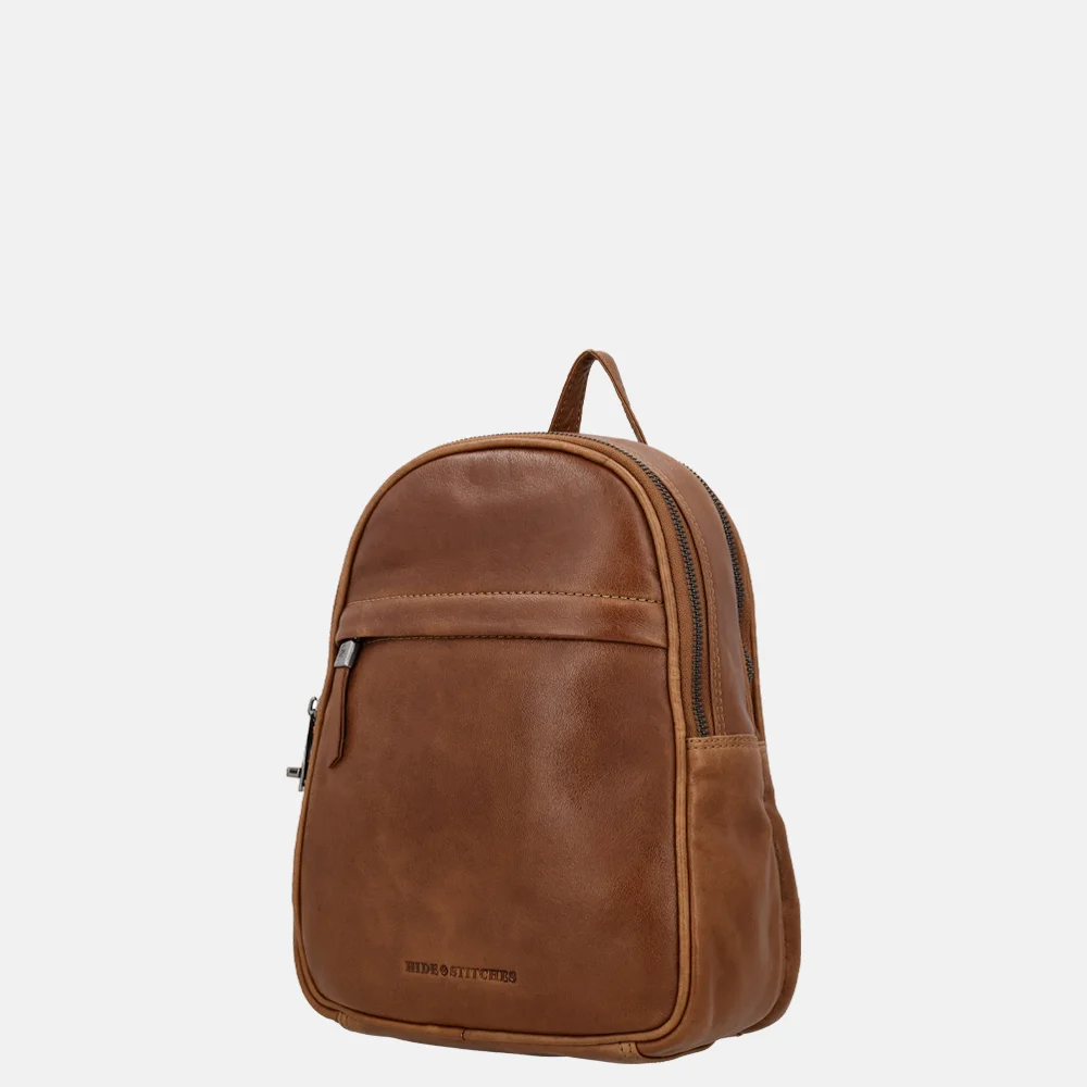Hide & Stitches Porto rugzak brown bij Duifhuizen