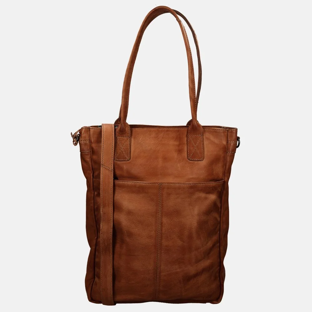 Bear Design Becky shopper 15 inch cognac