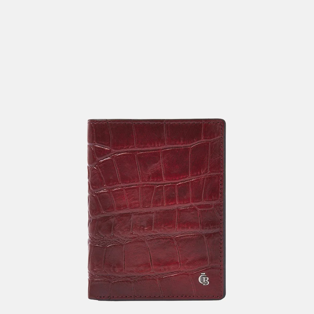 Castelijn en Beerens billfold croco rood