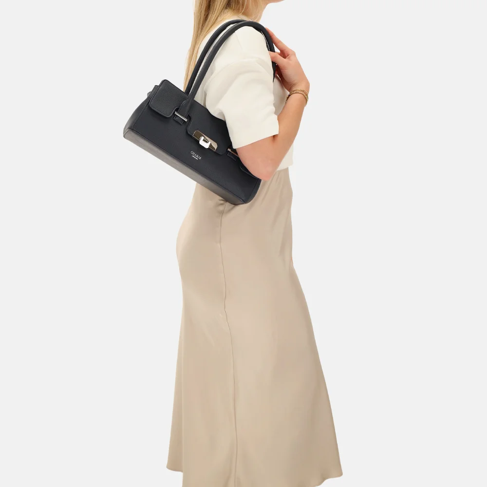 Charm London Soho schoudertas classic blauw bij Duifhuizen