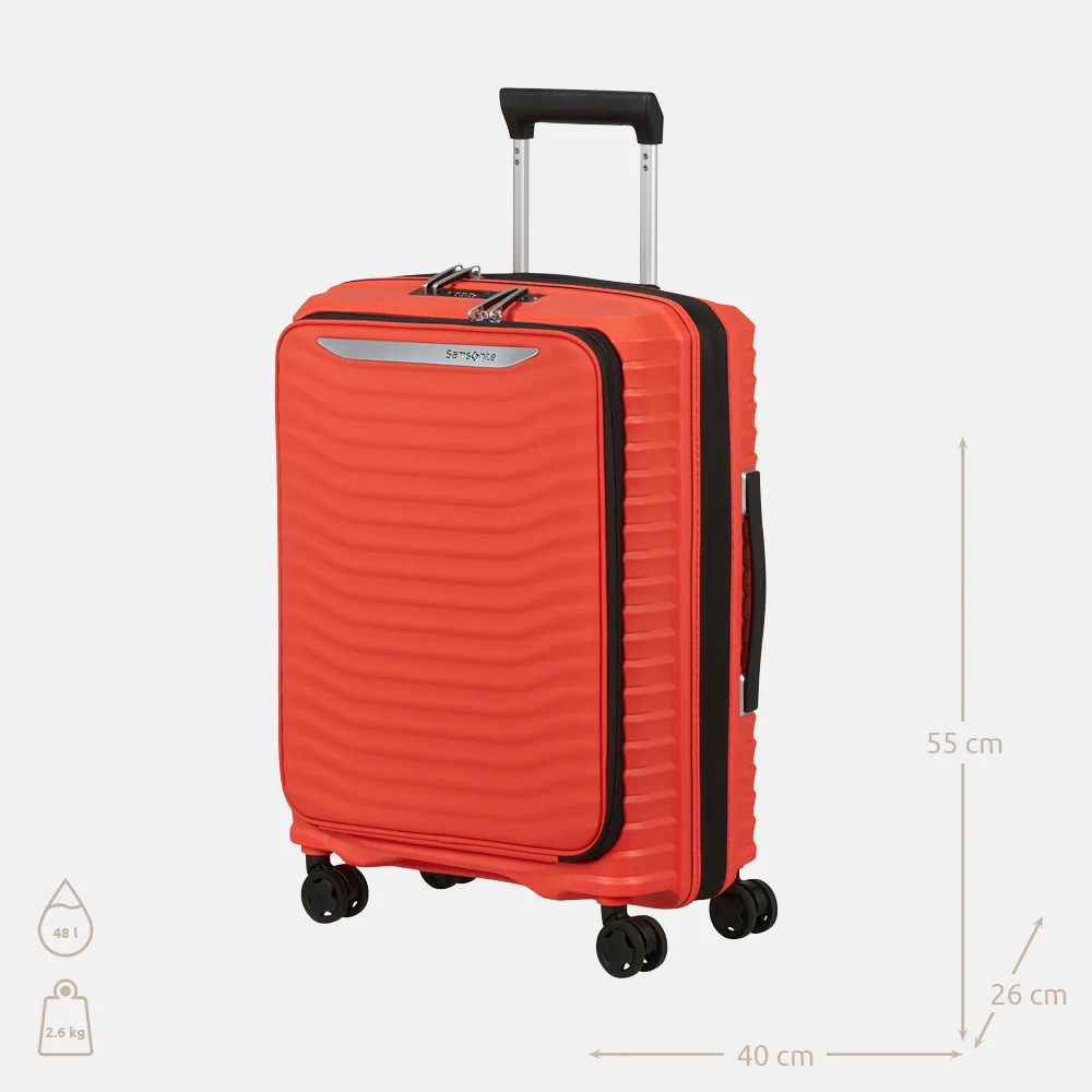 Samsonite Upscape Frontpocket handbagage koffer 55 cm lava bij Duifhuizen