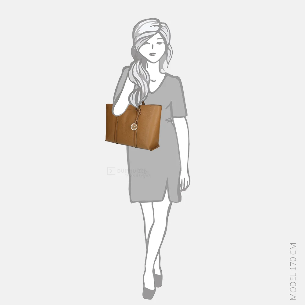 Michael Kors Temple shopper luggage bij Duifhuizen