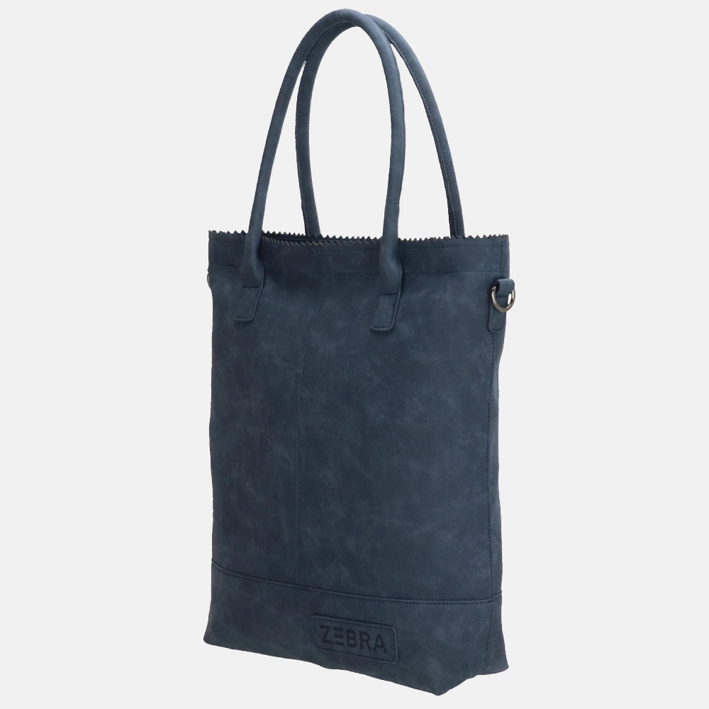 Zebra Trends shopper jeansblauw bij Duifhuizen