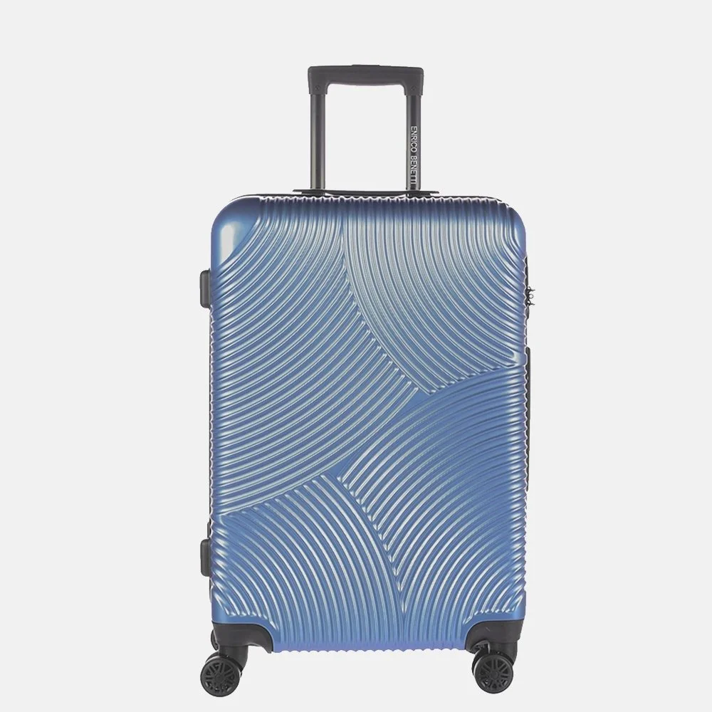 Enrico Benetti Spinner Louisville koffer 65 cm jeansblauw