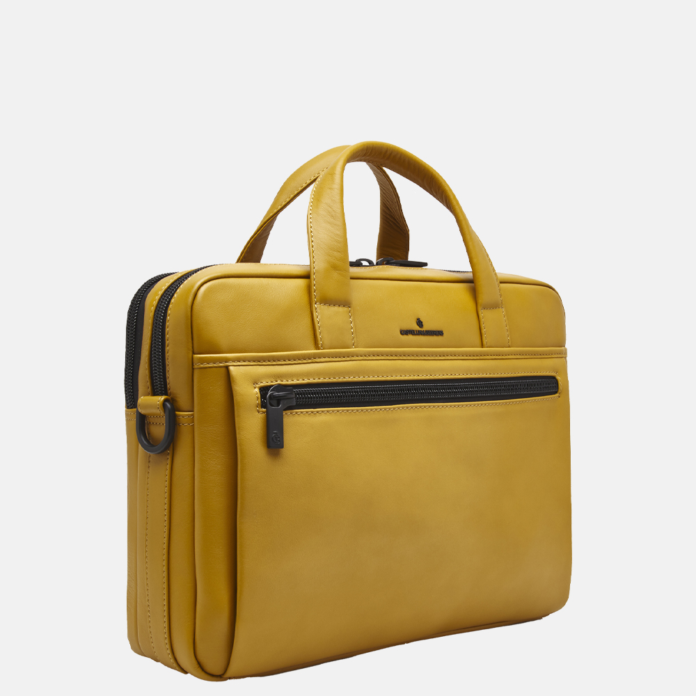 Castelijn & Beerens laptoptas 15 inch yellow bij Duifhuizen