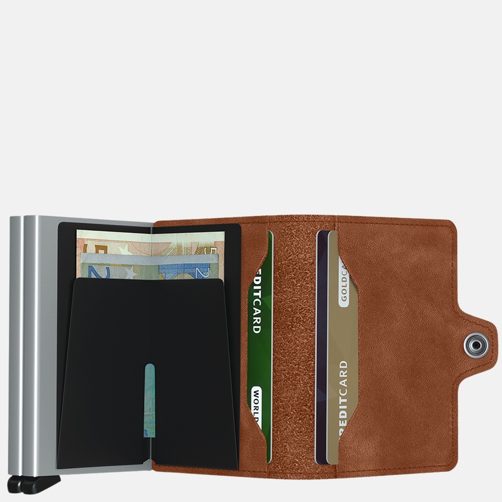 Secrid Twinwallet pasjeshouder vintage cognac bij Duifhuizen