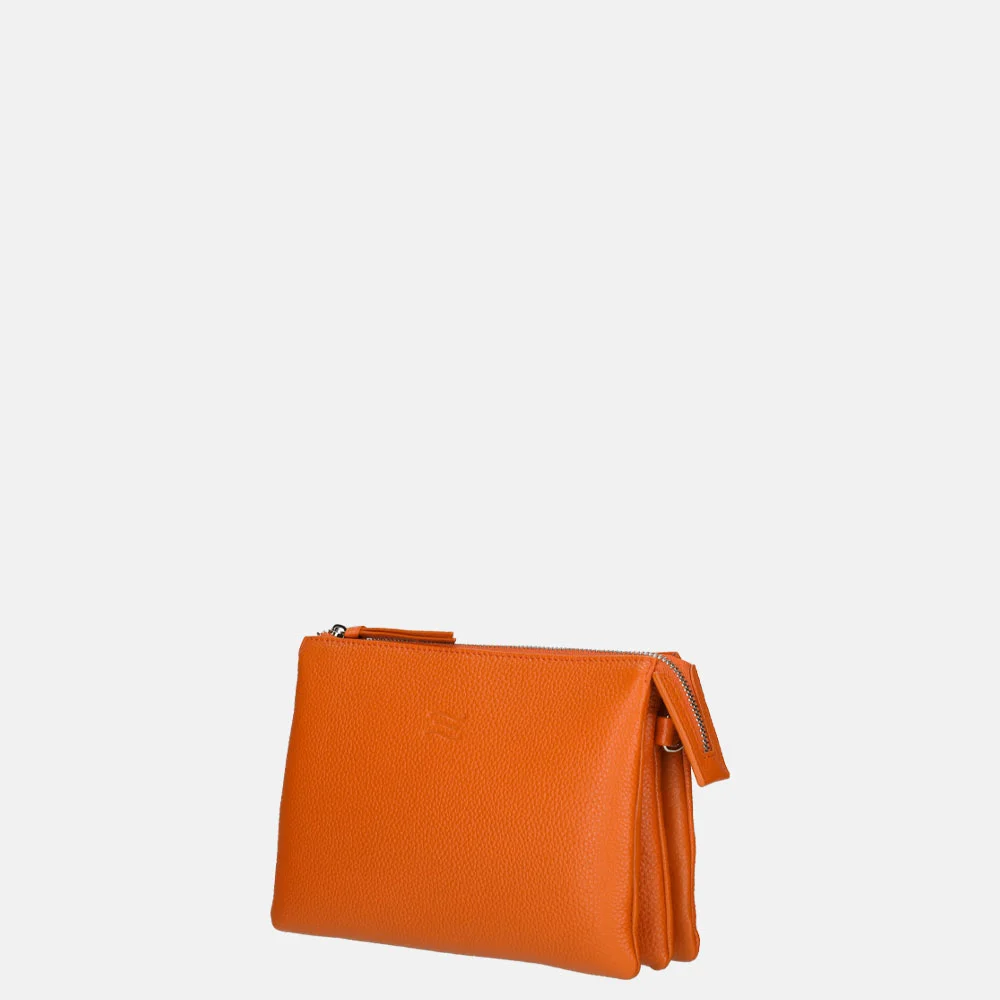 Crinkles crossbody tas orange bij Duifhuizen