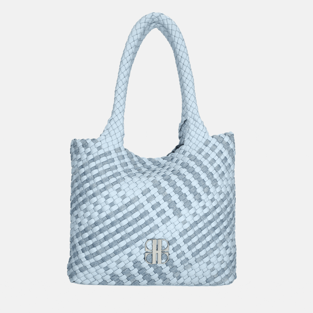 Laurent David shopper light blue bij Duifhuizen
