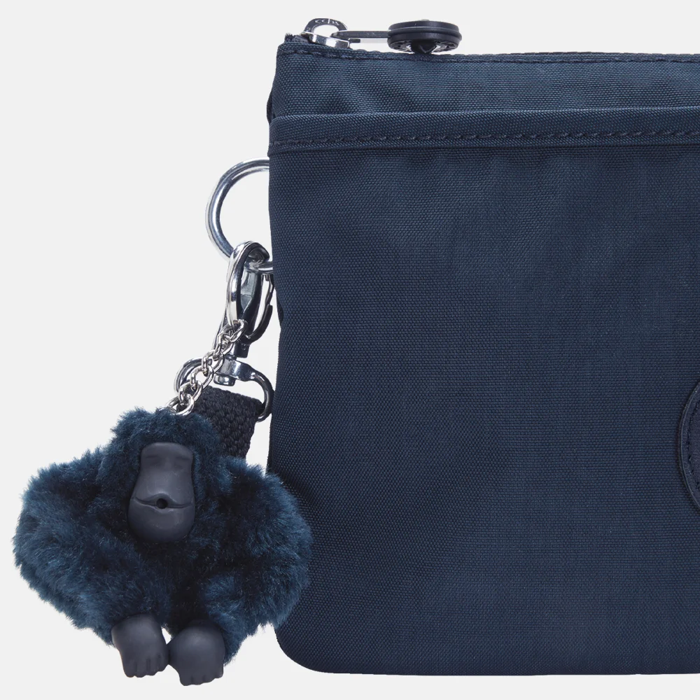 Kipling Riri crossbody tas blue bleu  bij Duifhuizen