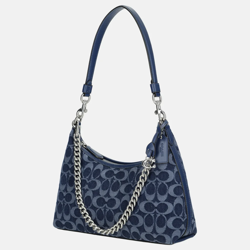 Coach Juliet schoudertas deep blue multi bij Duifhuizen