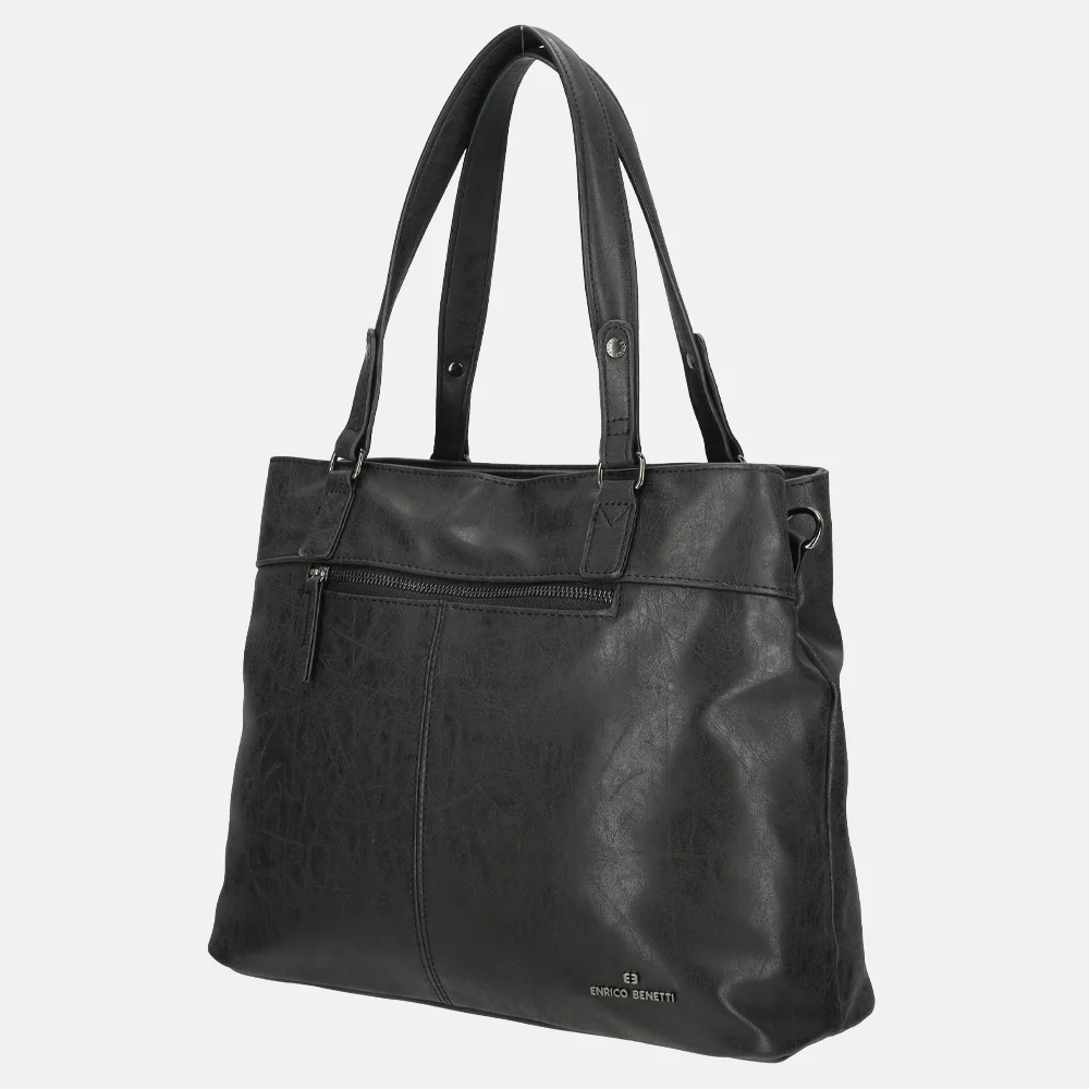 Enrico Benetti Stacey shopper zwart bij Duifhuizen