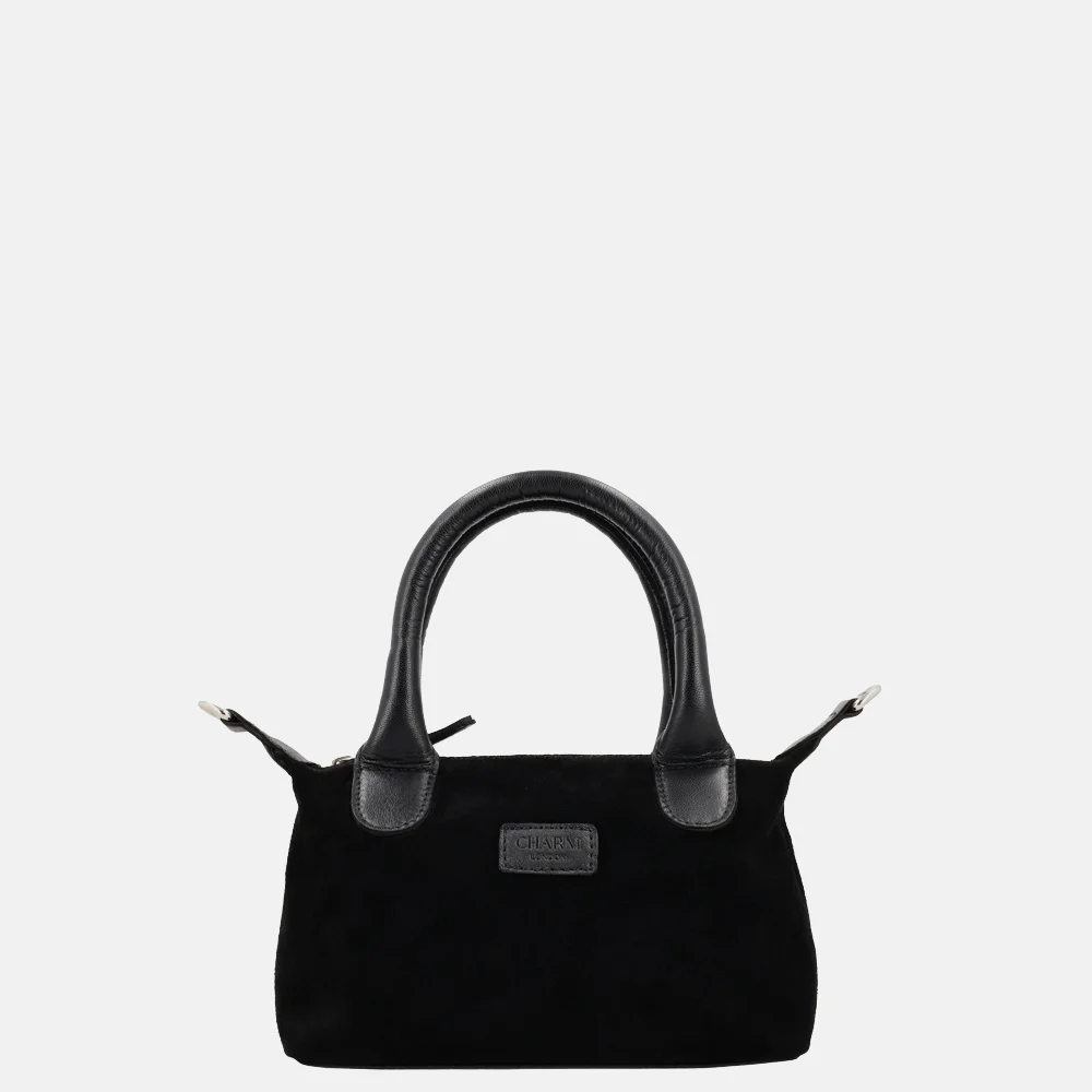 Charm London Buckingham crossbody tas XS zwart