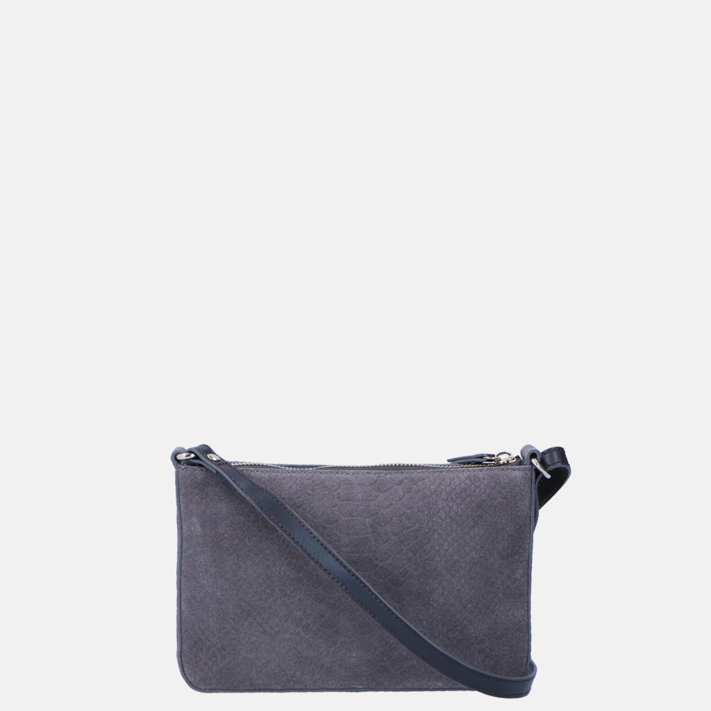 Loulou Essentiels Sugar Snake crossbody tas small stone bij Duifhuizen