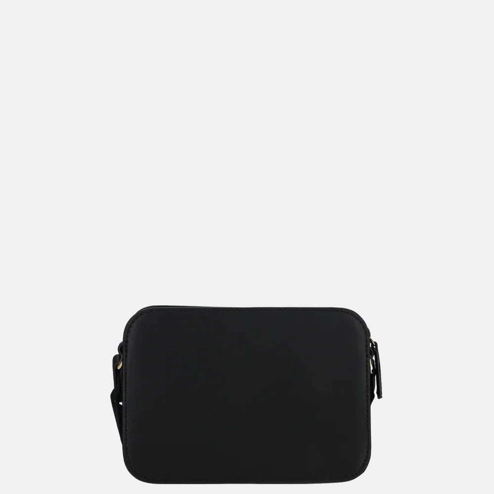 Tommy Hilfiger Logo Tape crossbody tas black bij Duifhuizen