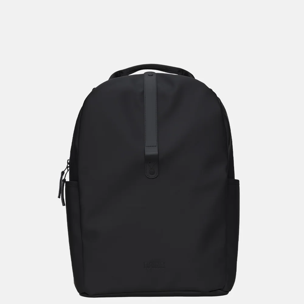 Rains clip front rugzak black bij Duifhuizen