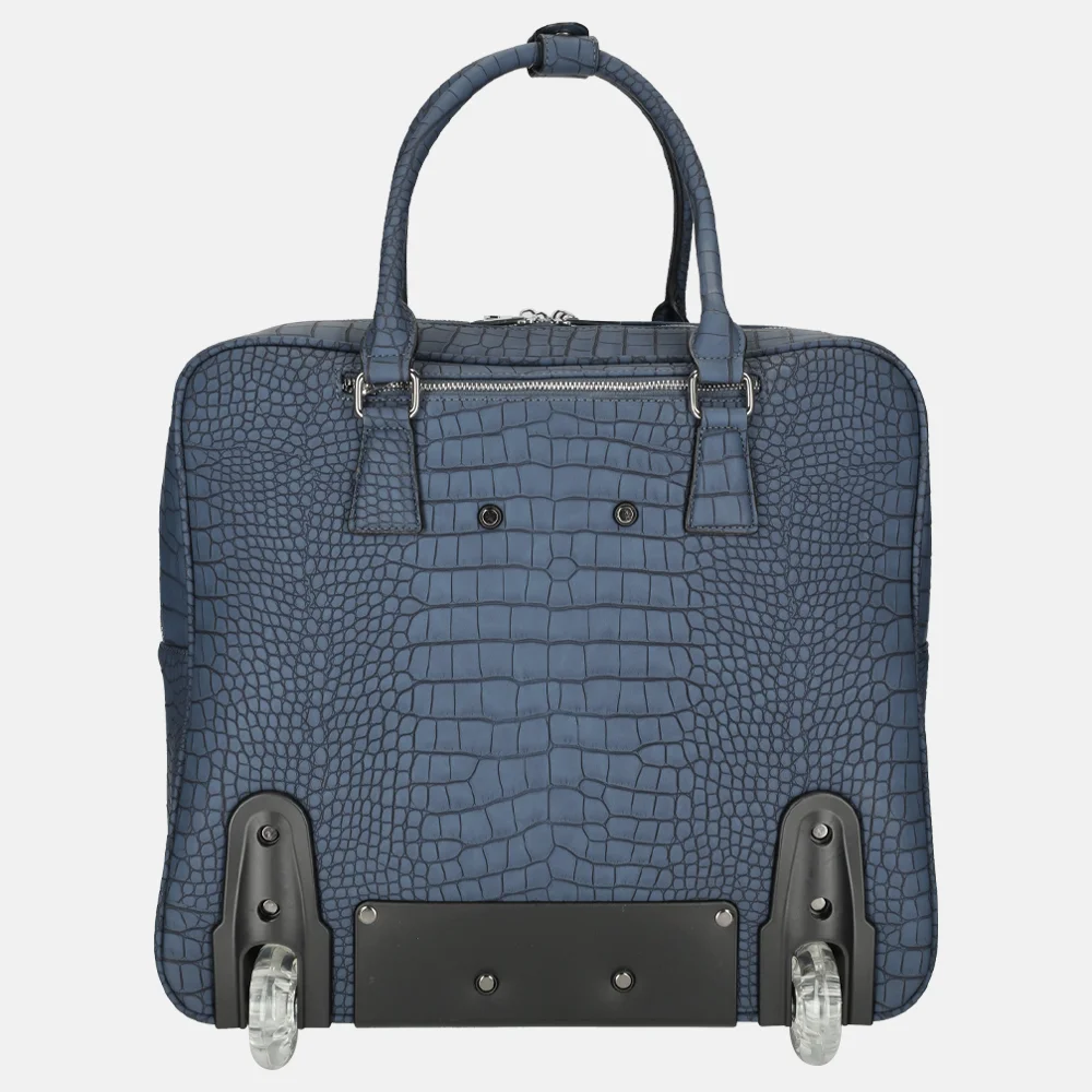 Olivia Lauren Octavia business trolley blauw bij Duifhuizen