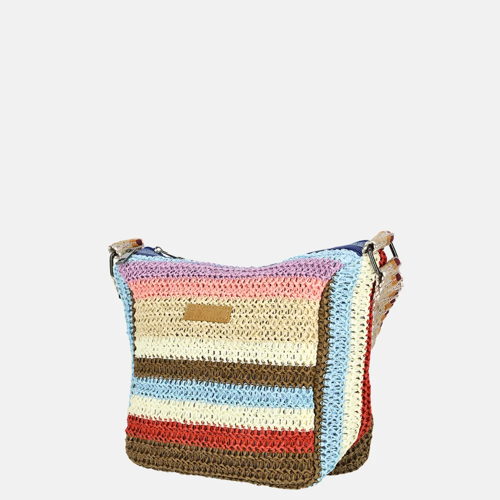 Enrico Benetti Marbella crossbody tas brown bij Duifhuizen