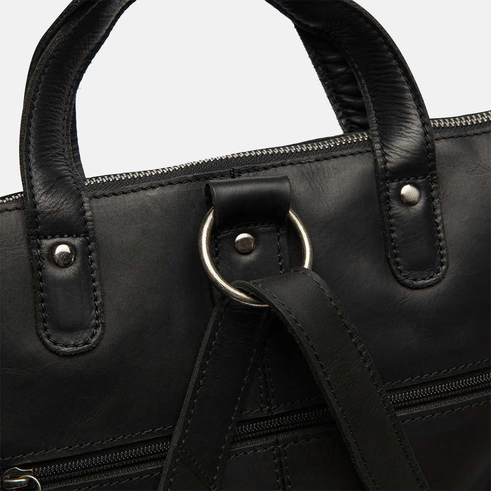 Chesterfield Moscow rugzak/schoudertas black bij Duifhuizen