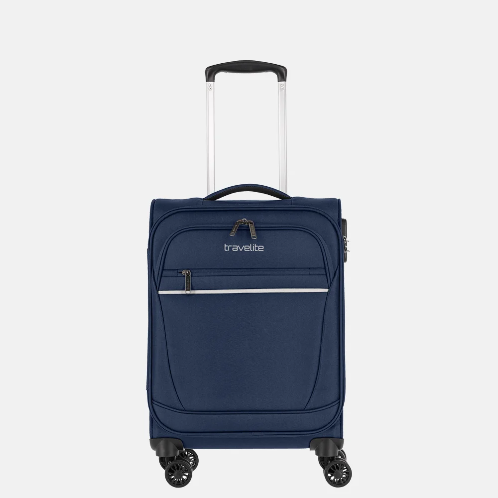 Travelite Cabin handbagage koffer navy bij Duifhuizen