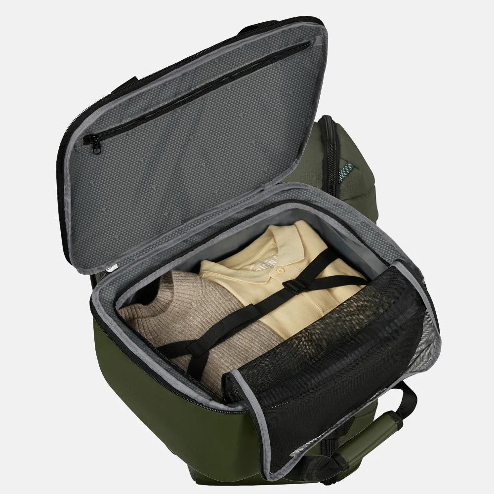 Samsonite Roadseeker underseater/rugzak M dark olive bij Duifhuizen