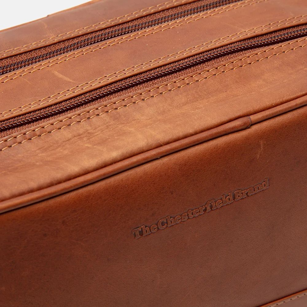 Chesterfield Stacey toilettas cognac bij Duifhuizen