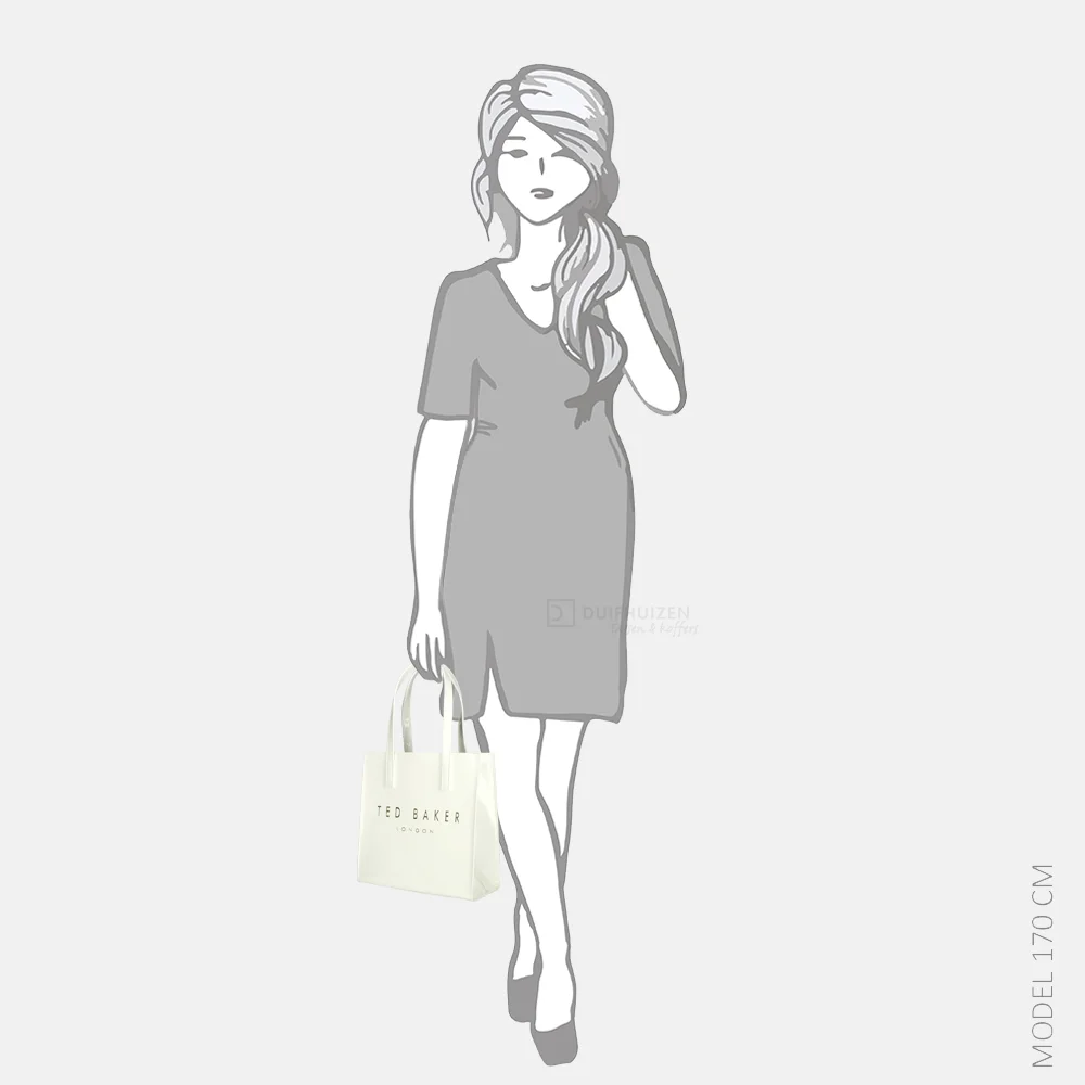Ted Baker Crinkon shopper S white bij Duifhuizen