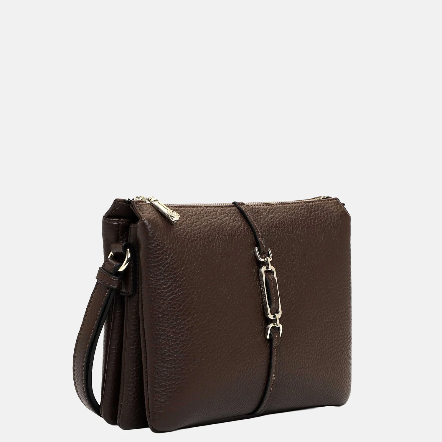Emily & Noah Lewe crossbody tas brown bij Duifhuizen