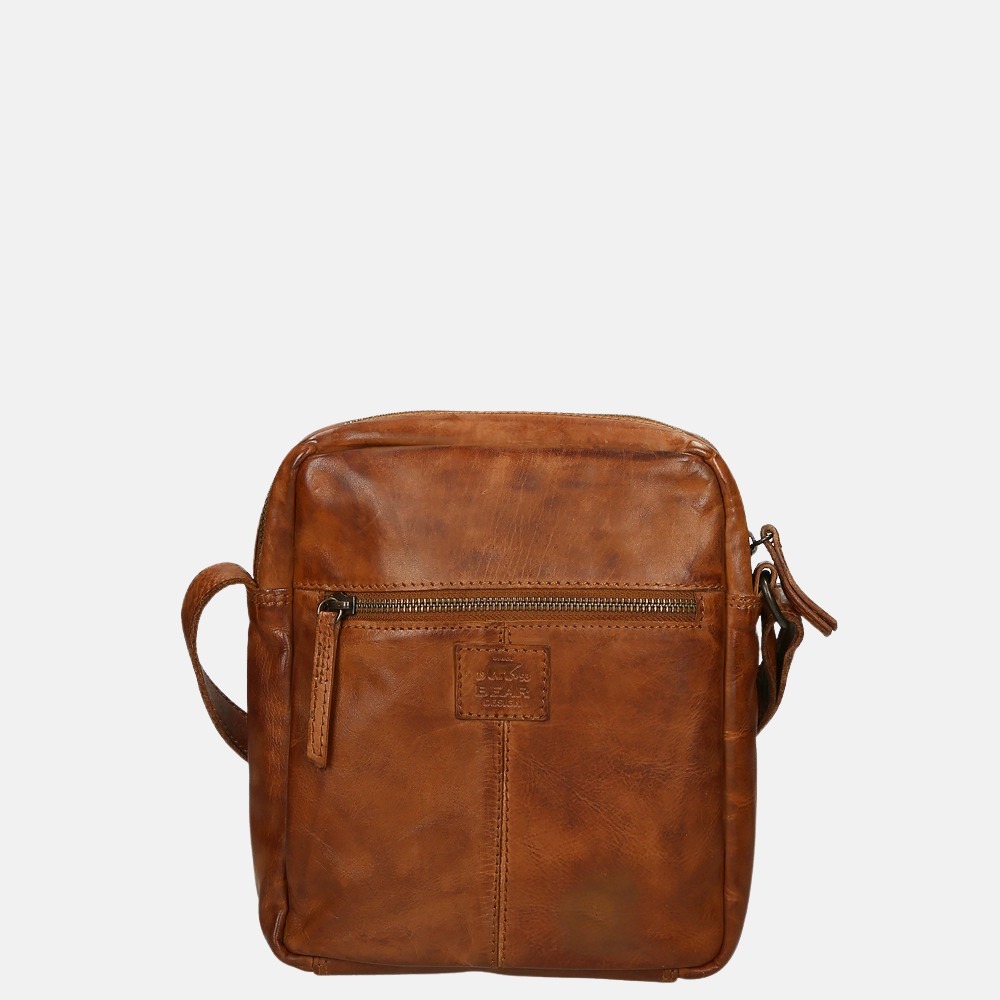 Bear Design crossbody tas M cognac bij Duifhuizen