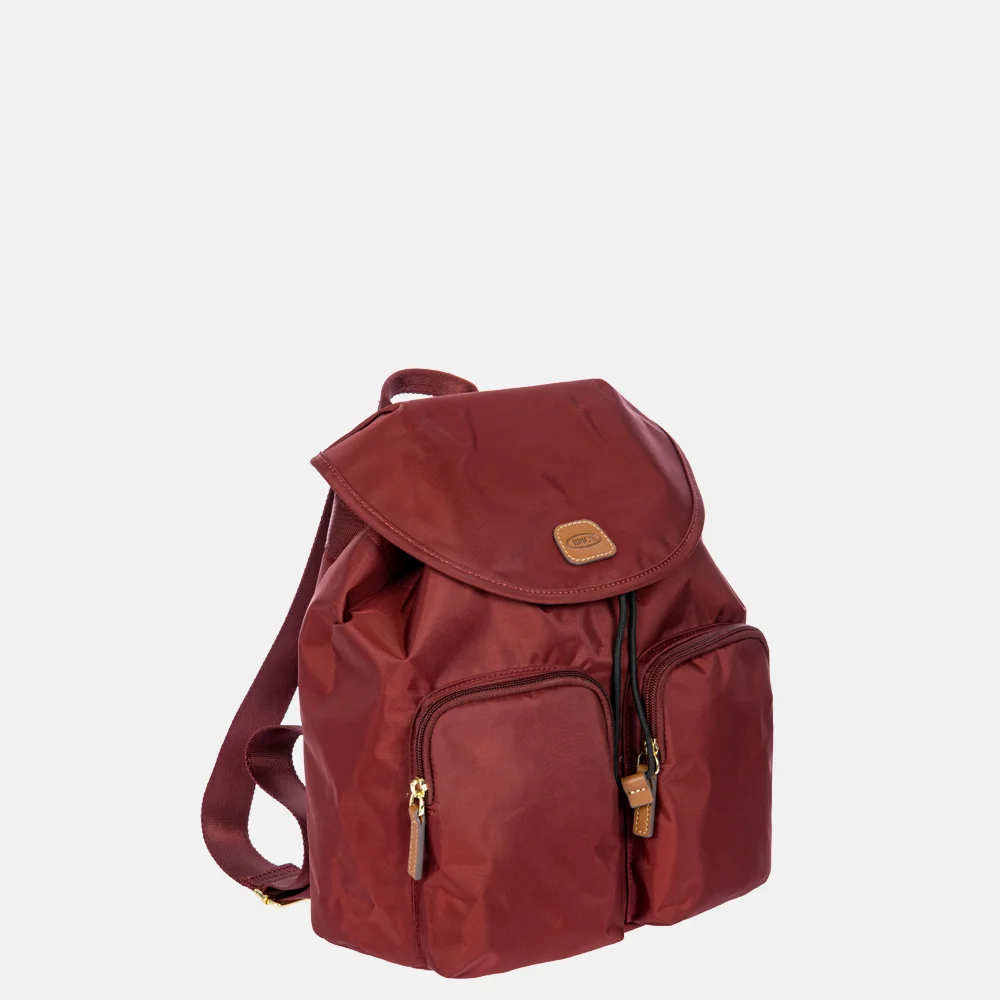Bric's Piccolo City rugzak bordeaux bij Duifhuizen