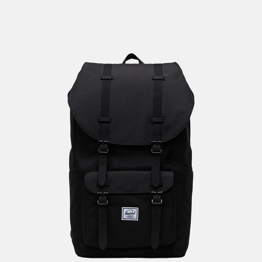 Herschel Little America Eco rugzak 15 inch black/black