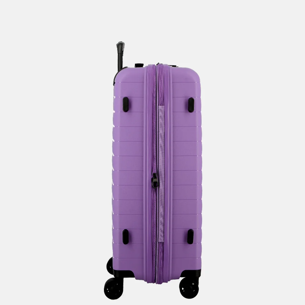 Jump  Striper reiskoffer 77 cm expandable lavendel bij Duifhuizen