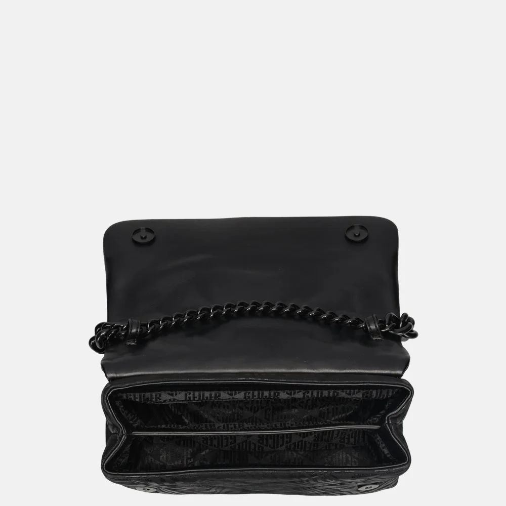 Kurt Geiger Kensington schoudertas zebra black/comb bij Duifhuizen