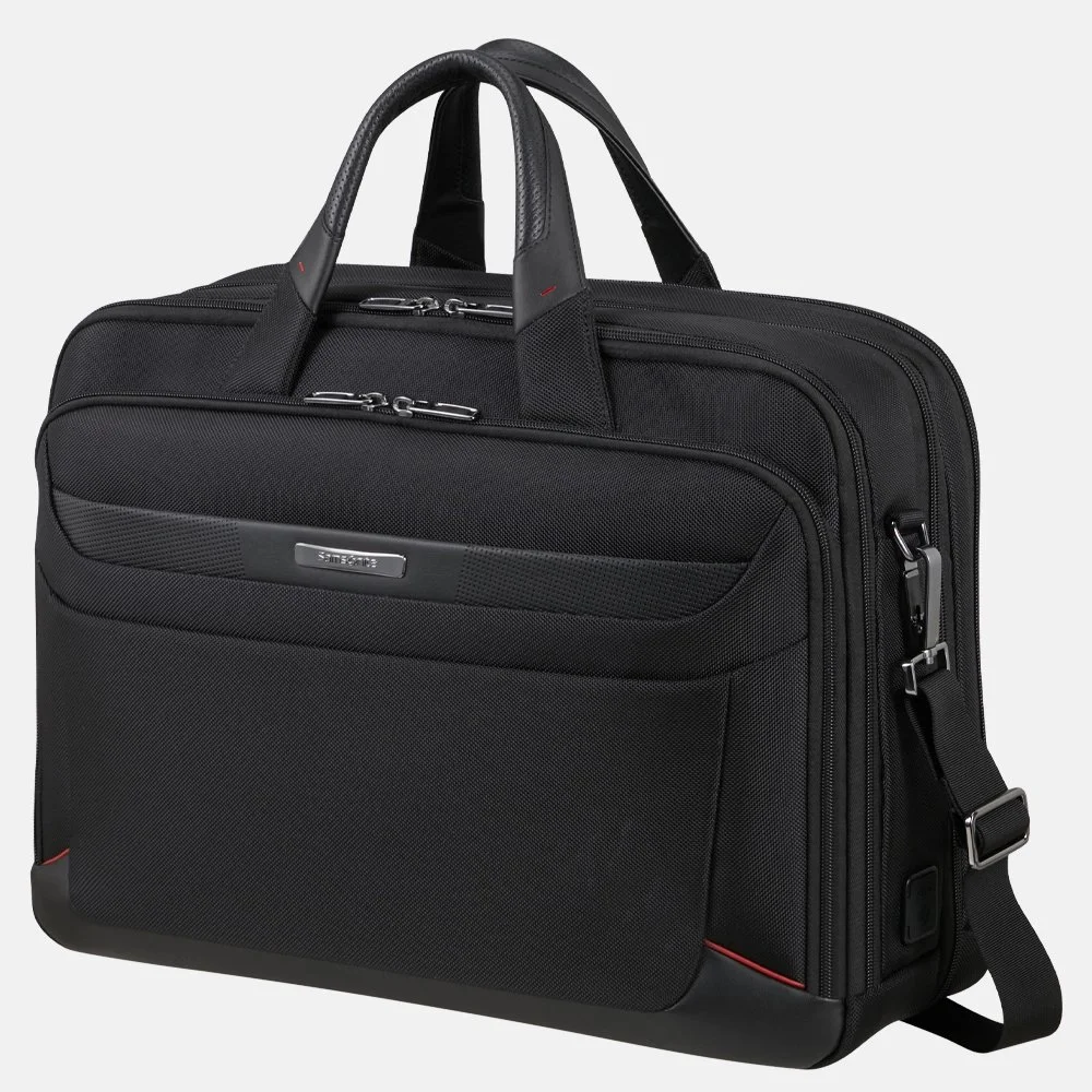 Samsonite Pro-Dlx 6 laptoptas 17.3 inch black bij Duifhuizen