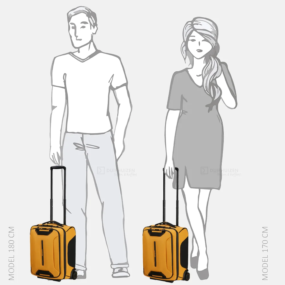 Samsonite Ecodiver underseater reistas op wielen 45 cm yellow bij Duifhuizen